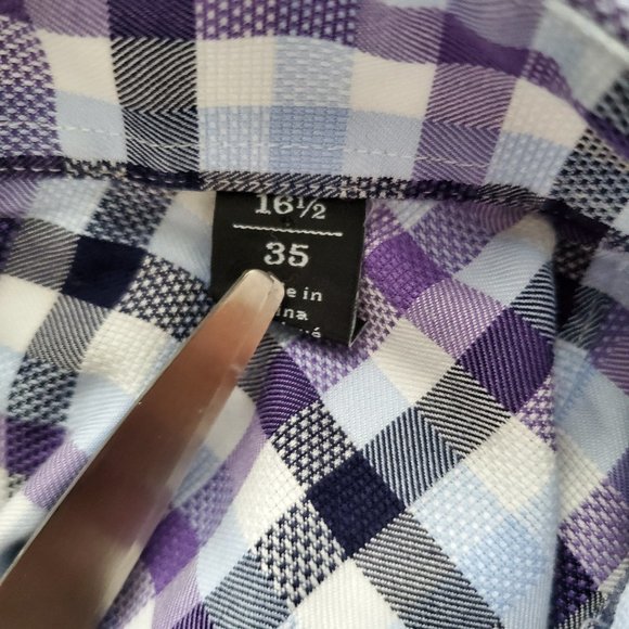 Nordstrom Button-Down Traditional Fit Size 16.5 35 - Picture 2 of 6